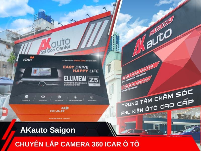 Akauto - Trung tâm chuyên lắp camera 360 ICAR Elliview uy tín