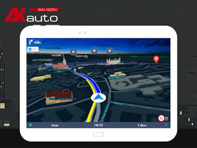 Giới thiệu về tính năng của ứng dụng điều hướng GPS