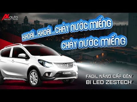 Độ Đèn Ô Tô | Xe Fadil Chọn Bi led Zestech Yêu Cầu Rẻ Bền Siêu Sáng Mà Phải Như Dzin