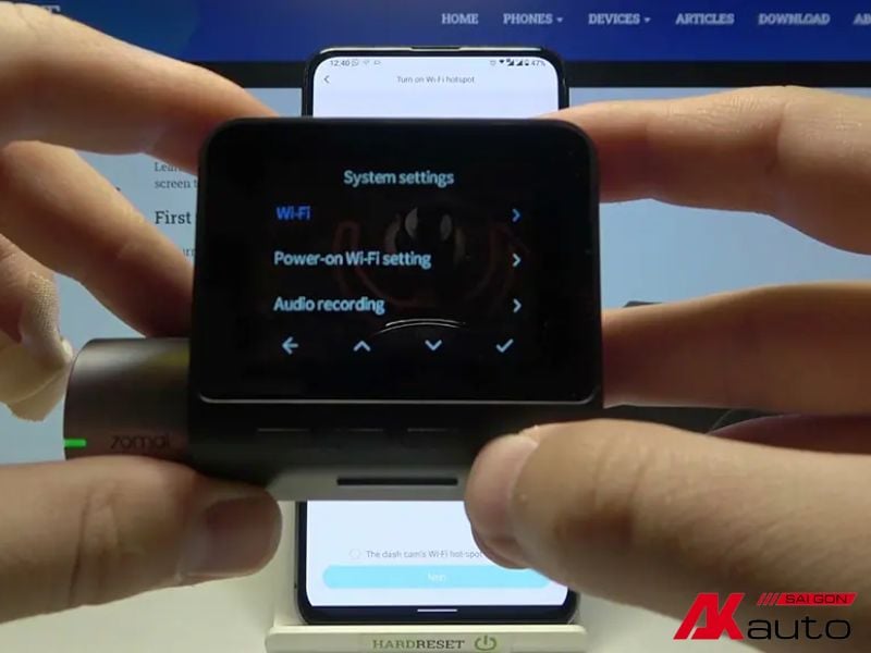 Hướng dẫn cài đặt và sử dung camera hành trình 70mai cài đặt trên điện thoại