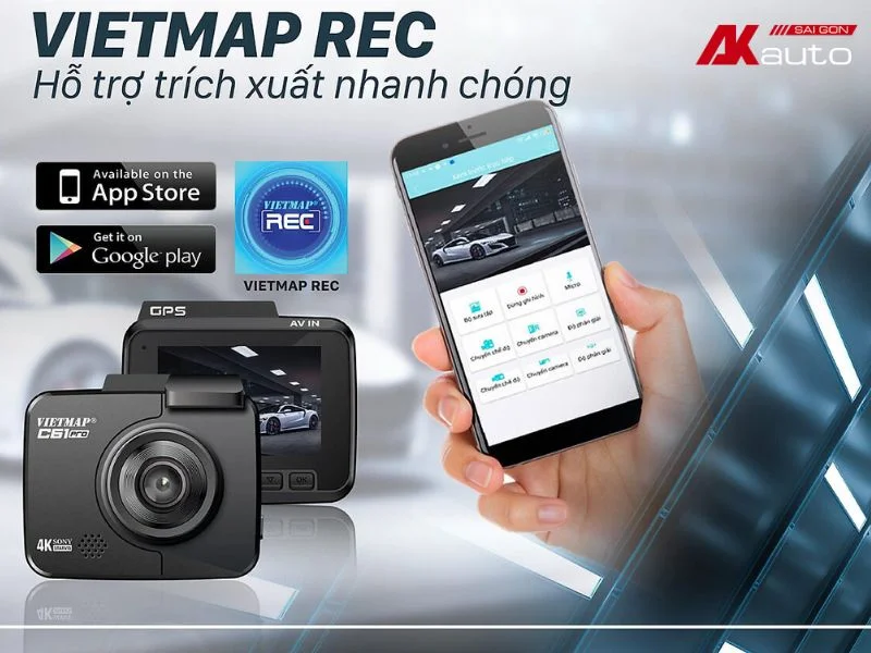 Hướng dẫn cài đặt và sử dung camera hành trình Vietmap cài đặt ứng dụng