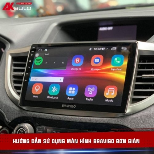 Hướng dẫn sử dụng màn hình Bravigo dễ thực hiện