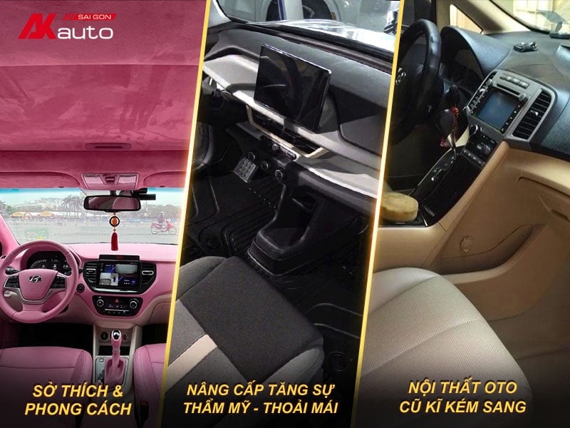 Đổi màu nội thất ô tô giúp nâng tầm không gian và cảm giác lái xe