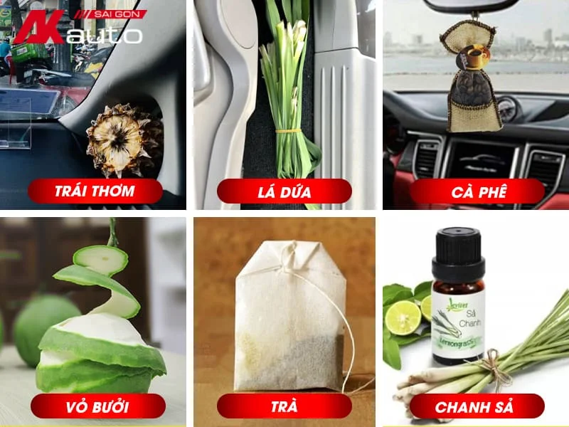 Khử mùi ô tô bằng các nguyên liệu tự nhiên