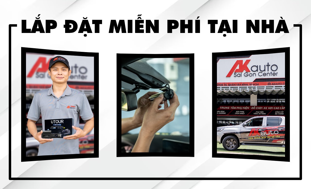 Khuyến mãi lắp camera hành trình Utour tại AKauto