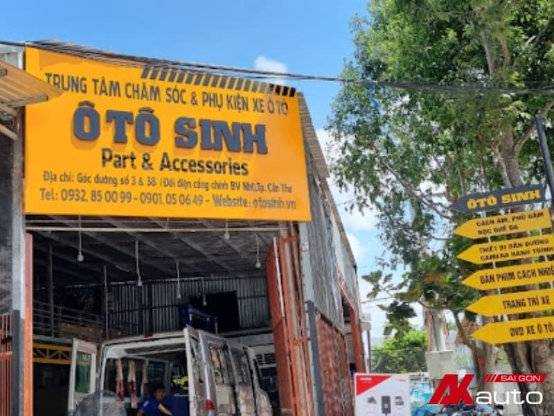 Top 5+ Trung tâm lắp camera hành trình ô tô Cần Thơ chất lượng, uy tín 1 Xưởng độ xe ô tô Sinh Cần Thơ chuyên phân phối camera hành trình chính hãng
