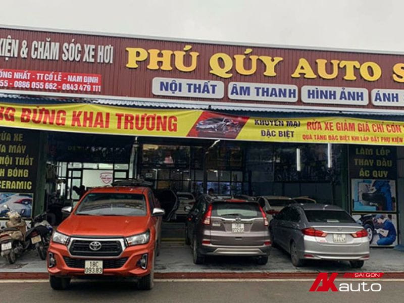 TOP 5+ Địa chỉ chuyên lắp camera hành trình Nam Định ĐẢM BẢO UY TÍN 4 Lắp camera hành trình Nam Định Phú Quý Auto