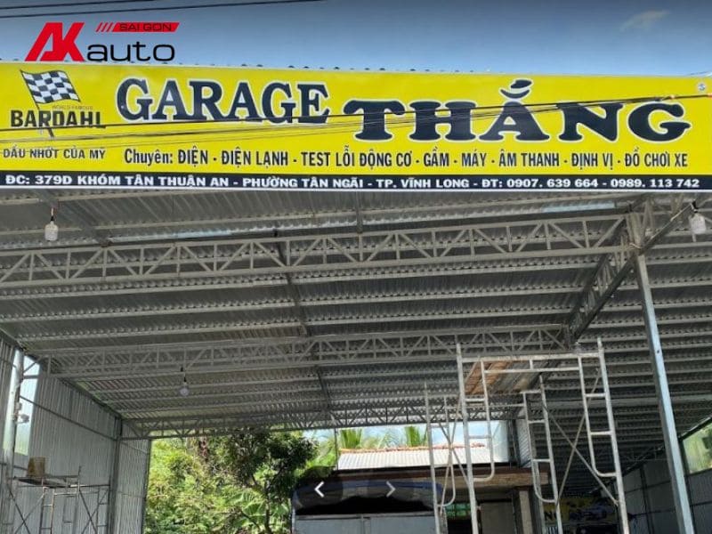 Lắp camera hành trình Vĩnh Long Garage Thắng