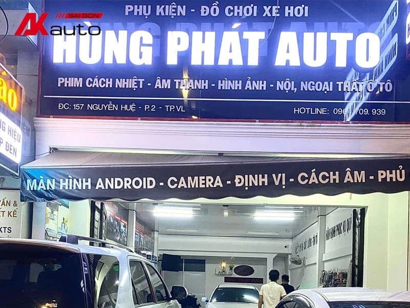 Lắp camera hành trình Vĩnh Long Hùng Phát Auto