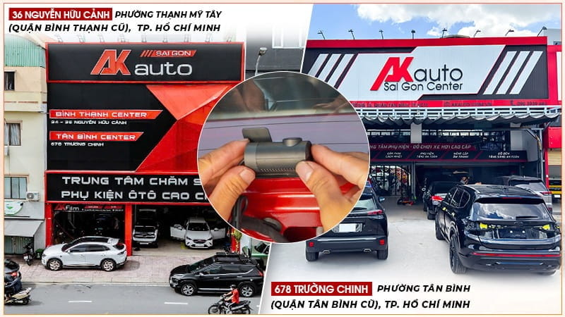 AKauto địa chỉ lắp camera hành trình uy tín tại TP. HCM