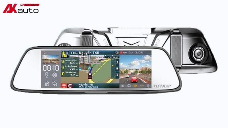 Camera hành trình tích hợp bản đồ dẫn đường tiện lợi