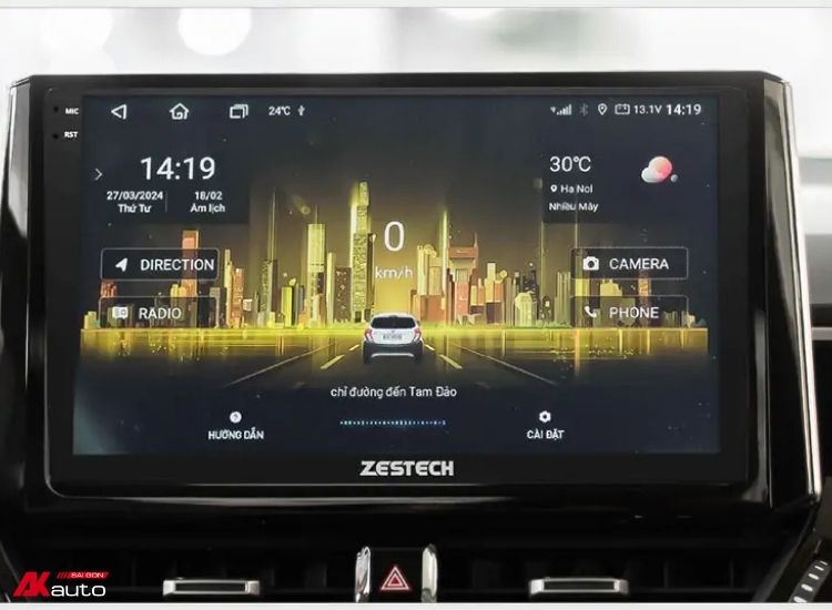 Màn hình ô tô giá rẻ chính hãng Zestech Z18