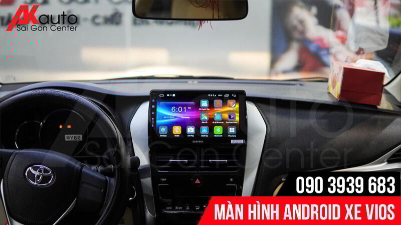 nâng cấp màn hình android xe vios hcm