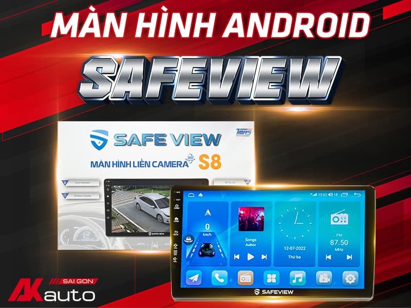 Màn hình Android ô tô Safeview