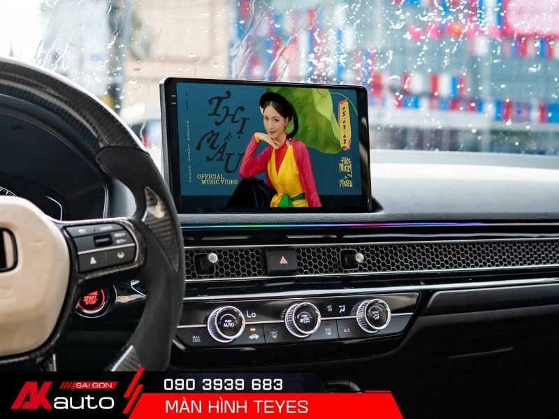 Giải trí trên màn hình android Teyes