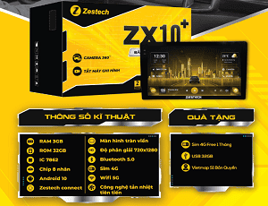 Màn hình xe hơi Zestech ZX10+