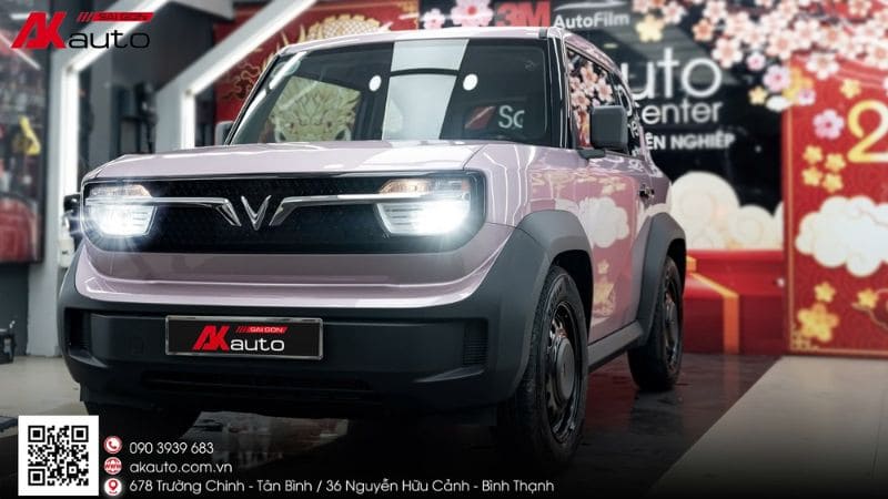 VF3 dán phim cách nhiệt chống nóng