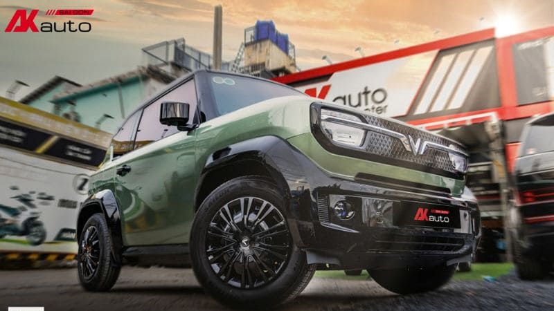 VF3 độ đẹp nhất với mâm thể thao nổi bật