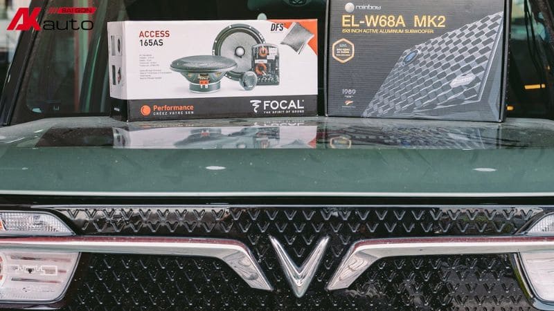 Mẫu độ VF3 nâng cấp âm thanh