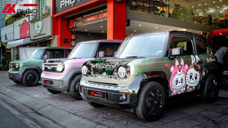 Độ xe VF3 đẹp, chất lượng tại AKauto với hai chi nhánh ở Bình Thạnh và Tân Bình