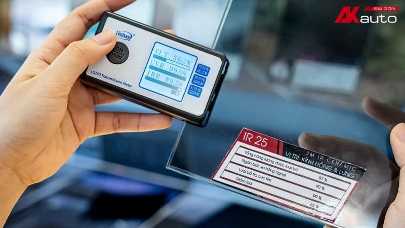 Đo và kiểm tra thông số phim cách nhiệt 3M chính hãng