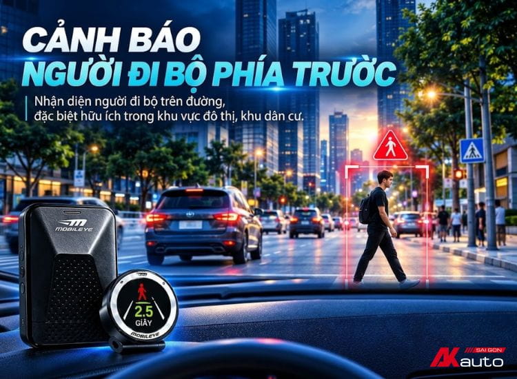 Mobileye 630 giúp cảnh báo va chạm với người đi bộ