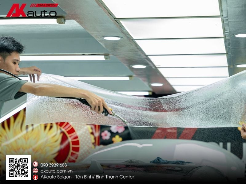 Môi trường thi công dán phim PPF