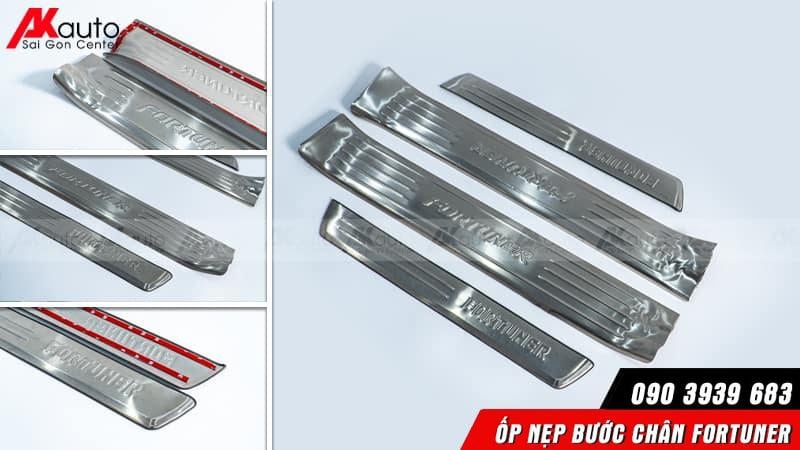 nep-buoc-chan-xe-fortuner-hop-kim-1 nẹp bước chân trong ngoài fortuner không đèn