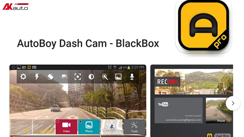 Phần mềm camera hành trình Autoboy Blackbox