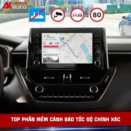 Phần mềm cảnh báo tốc độ, chỉ đường chính xác