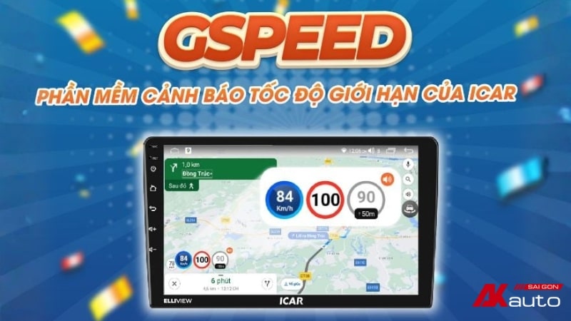 Phần mềm chỉ đường GSpeed cho ô tô