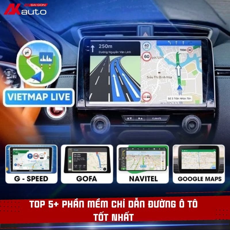 Phần mềm dẫn đường ô tô