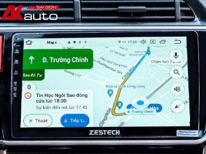 Hướng dẫn sử dụng màn hình Utour Đơn Giản - Hiệu Quả 2 Bản đồ Google Maps