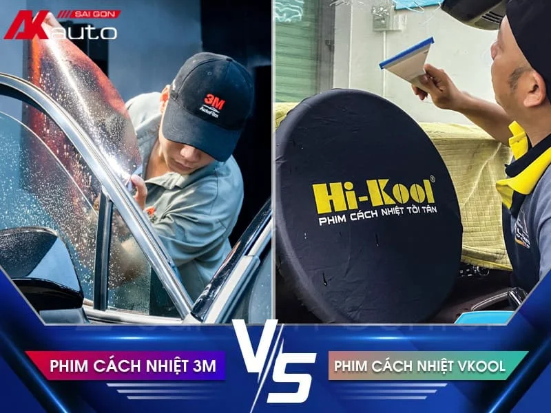 So sánh phim cách nhiệt Hi Kool vs 3M
