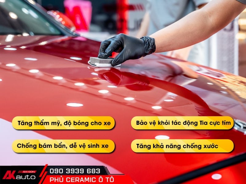 tác dụng của phủ ceramic