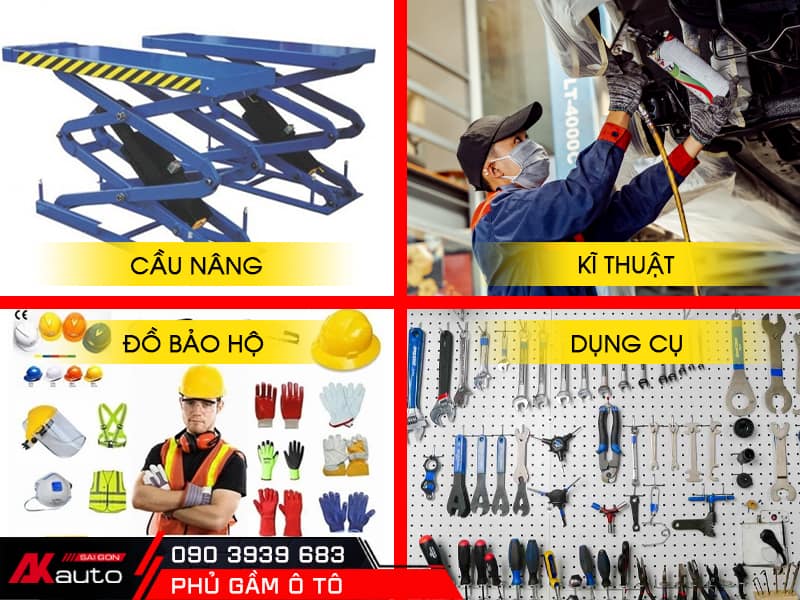 Có nên sơn phủ gầm ô tô tại nhà?