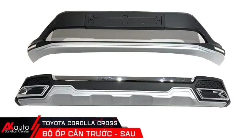 phu-kien-toyota-cross-op-can-truoc-sau bộ ốp cản trước sau cross