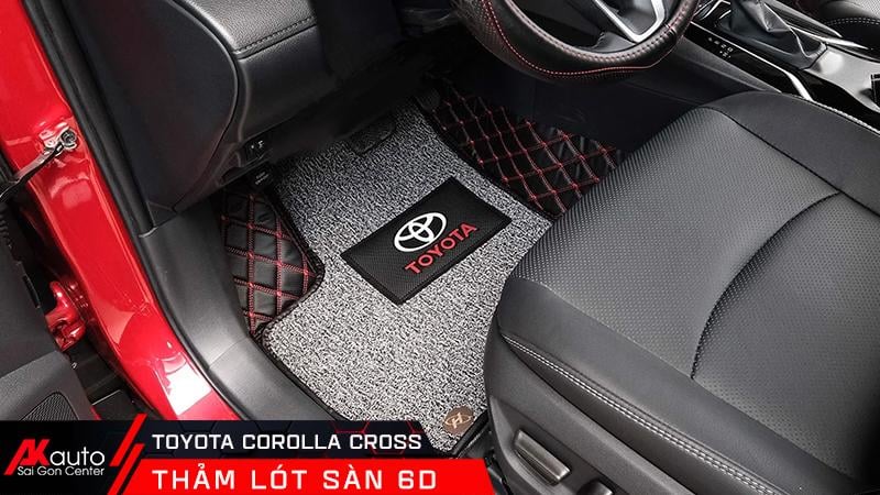 phu-kien-toyota-cross-tham-lot-san-6d thảm trải sàn 6d cross