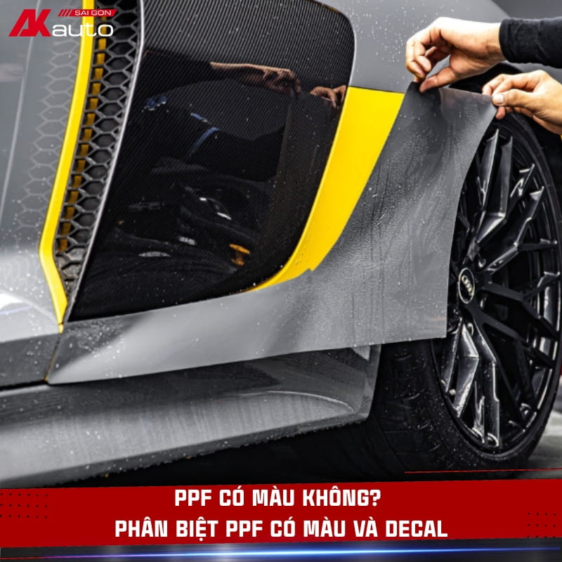 PPF có màu không