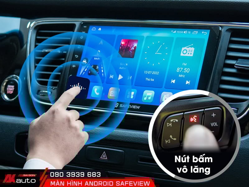 Điều khiển giọng nói trên màn hình Safeview