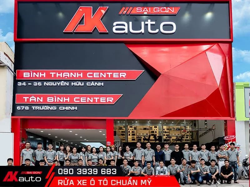 Rửa xe ô tô uy tín HCM tại AKauto