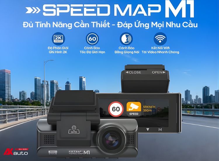 So sánh camera hành trình Vietmap Speedmap M2 và Speedmap M1 về giá bán