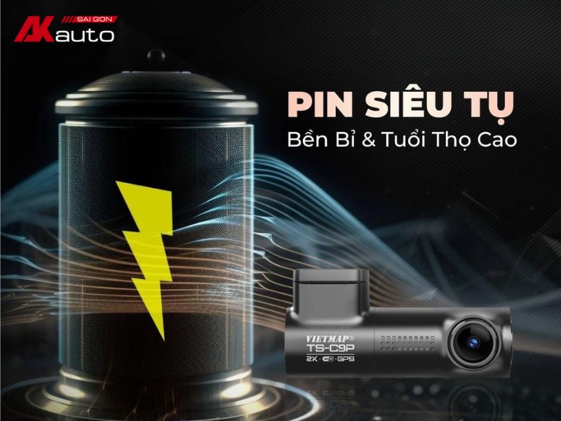 So sánh camera hành trình Vietmap về pin