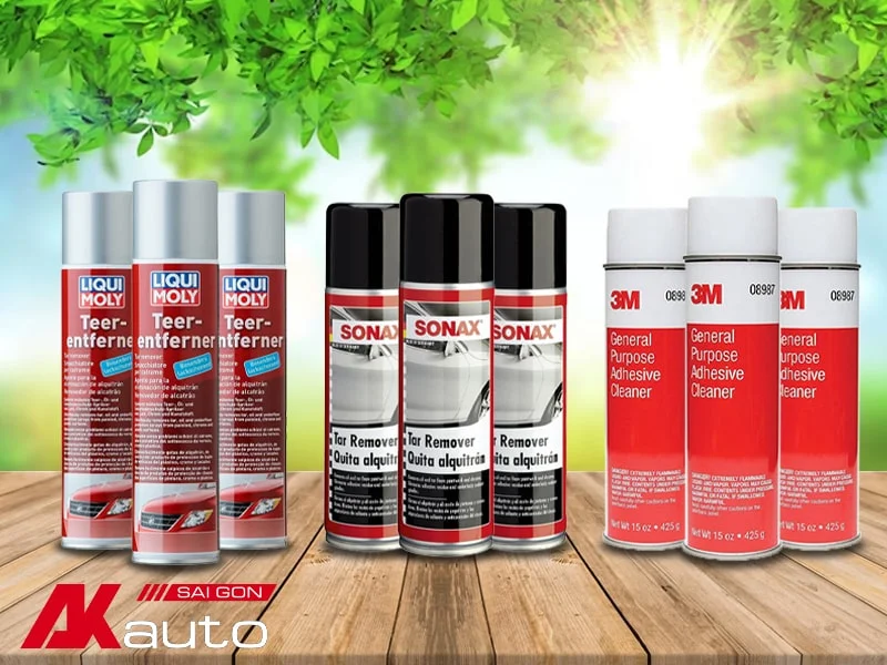 Tẩy nhựa đường, bụi sơn ô tô với các dung dịch chuyên dụng