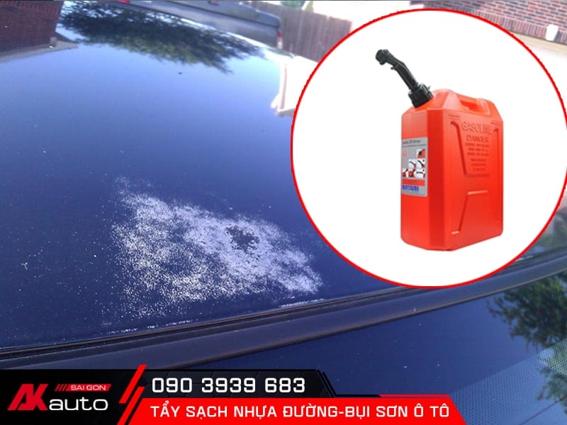 vết nhựa đường bụi sơn cứng đầu