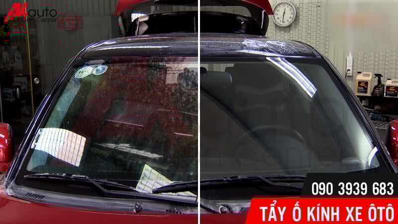 tẩy ố kính xe ô tô hcm