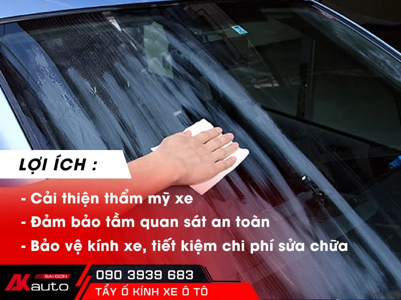Tẩy ố kính có tác dụng gì