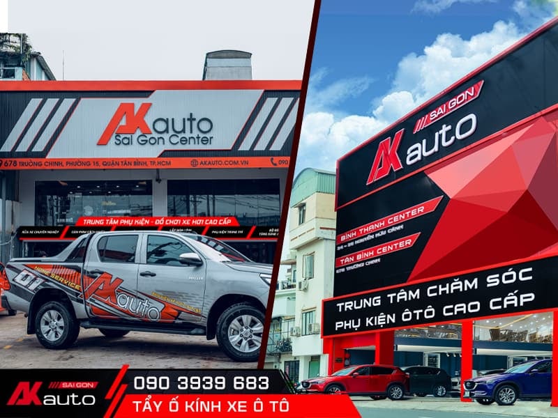 Tẩy ố kính tại AKauto