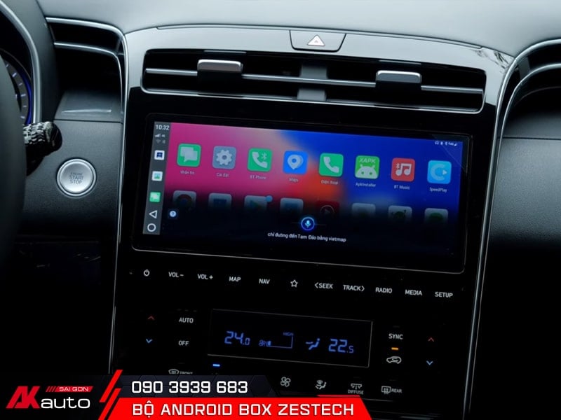 Ra lệnh giọng nói thông minh với Android Box Zestech