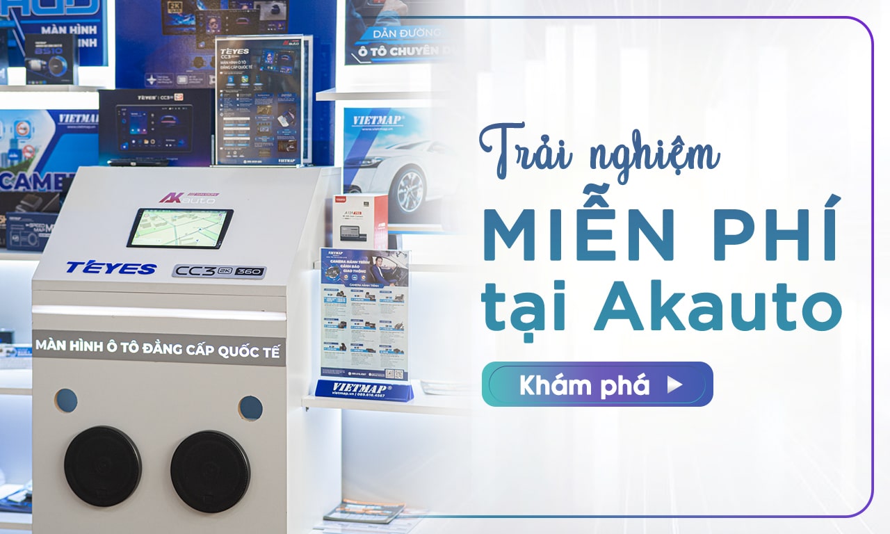 Trải nghiệm màn hình teyes miễn phí tại AKauto - mobile